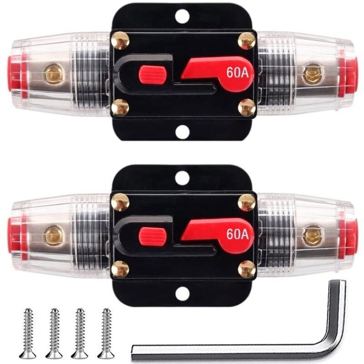 Siguranta resetabila 60A 12-24V carcasa impermeabila 60A