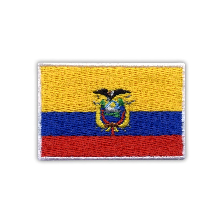Petic textil Patchion Ecuador többszínű 3.5x5.2cm