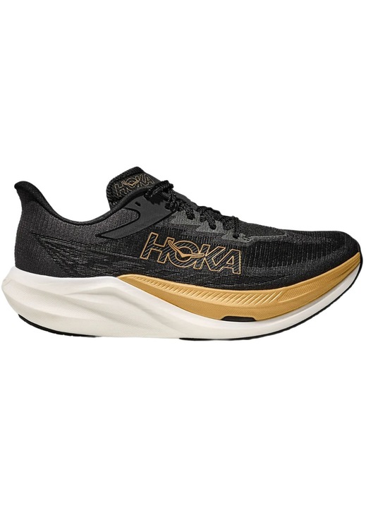 Pantofi alergare Hoka Rocket X 3 - Koshi Tan Tan Capsule FW 2025-Negru/Auriu-45 1/3