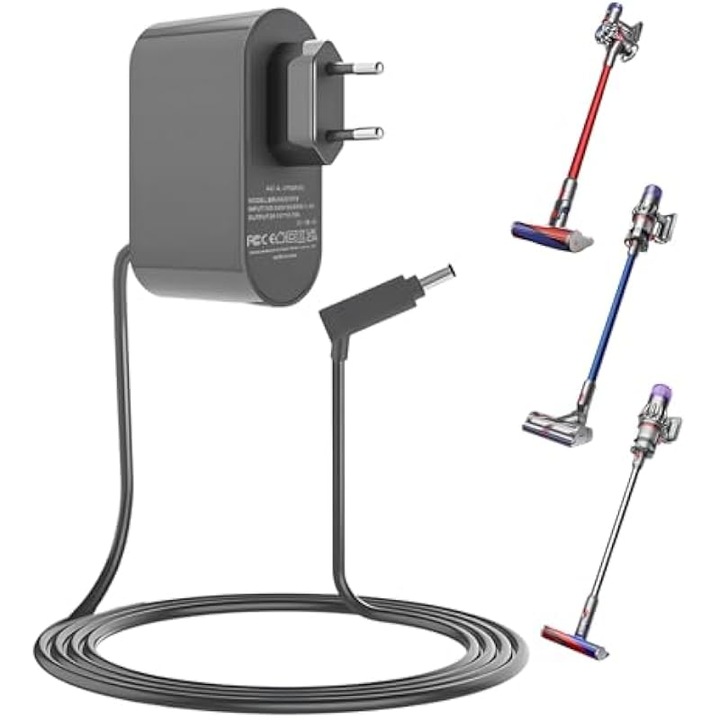 Incarcator pentru aspirator Dyson V6 V7 V8 SV03-SV11 DC58-DC74, 26.1V 0.8A, cablu 1.8m