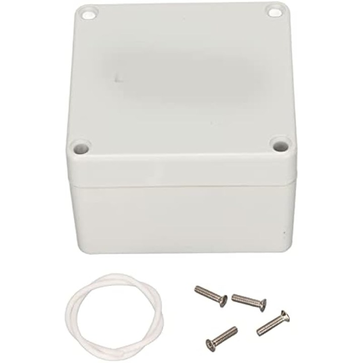Cutie de jonctiune rezistenta la apa IP65, 83x81x56mm, plastic, montaj pe suprafata, pentru iluminat exterior si cabluri garaj