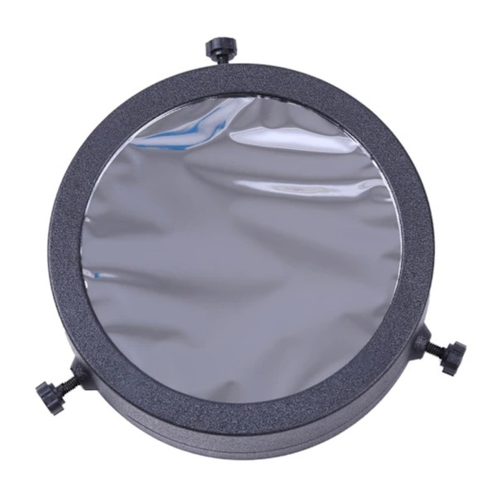 Filtru solar pentru telescop, 60x70x80x90mm, PET aluminiu, cadru ABS