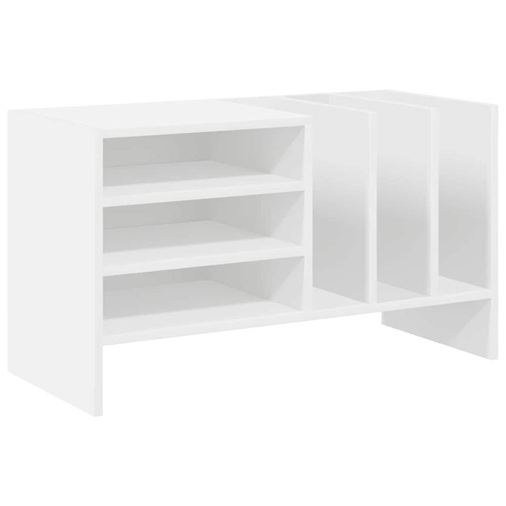 Dulap pentru discuri de vinil vidaXL, cu raft Alb 78 5 x 35 x 45 cm