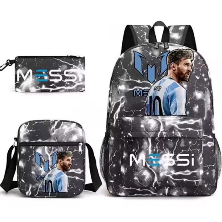 Messi hátizsák és táska szett, többszínű