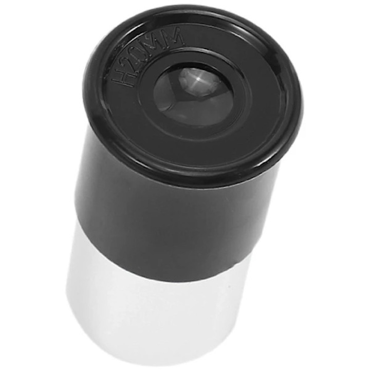 Ocular pentru telescop H20mm 0.965 inch, cu sticla optica multi-acoperita, camp vizual 35°, negru/argintiu, 1 buc