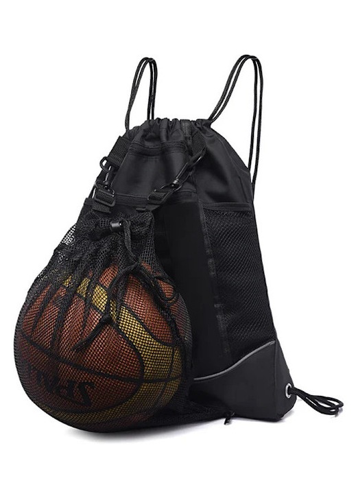 Rucsac sport cu snur, plasa poliester, portabil, 28.6x22.1x7cm