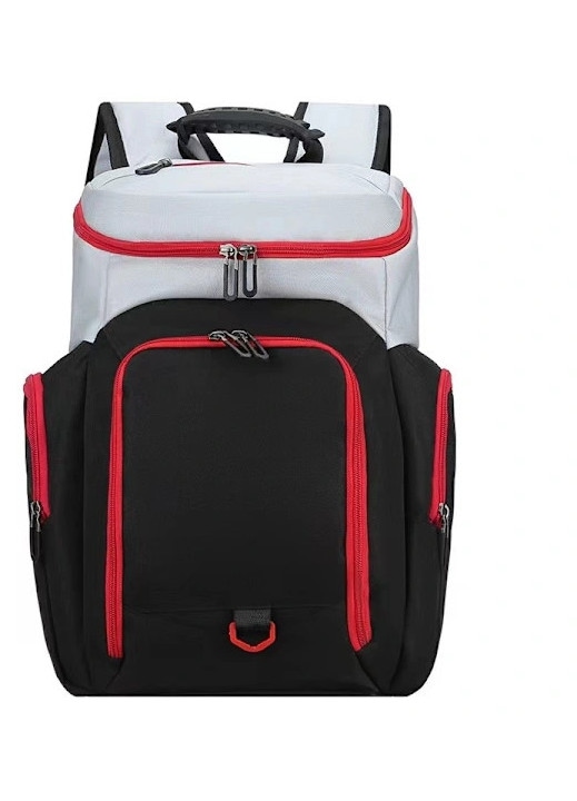 Rucsac baschet fotbal 48x20x30 cm, multicolor