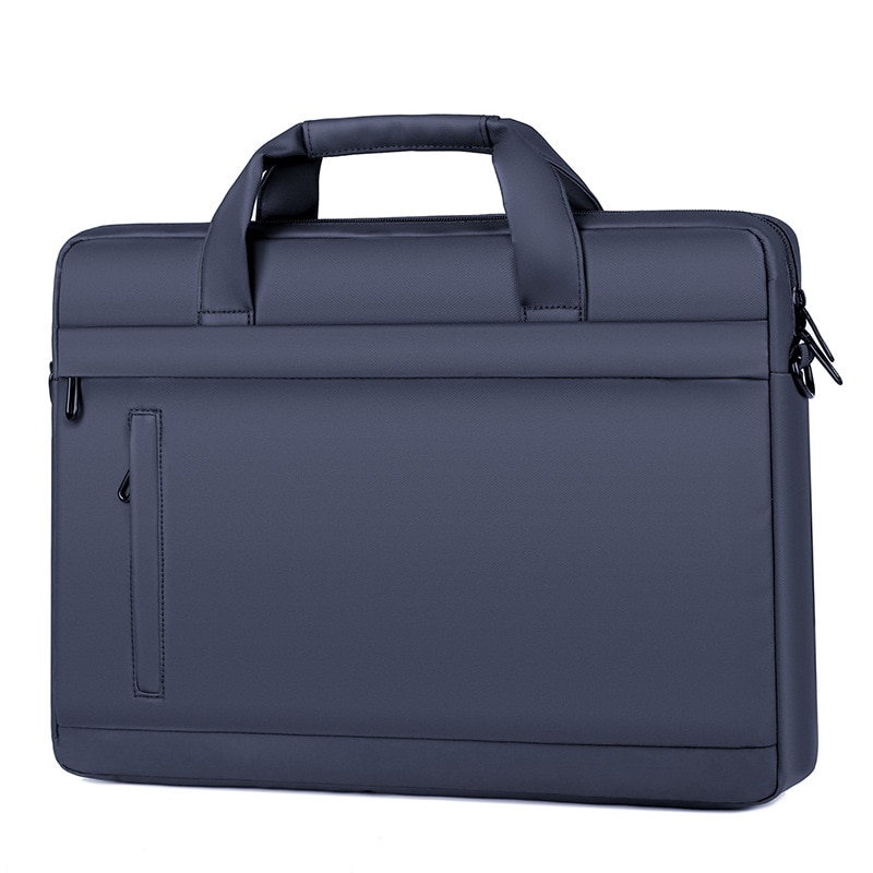 Geanta laptop business, Bytelike, geanta de mana, umar, crossbody, capacitate mare, husa protectie notebook, Albastru