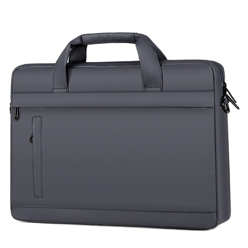 Geanta laptop business, Bytelike, geanta de mana, umar, crossbody, capacitate mare, husa protectie notebook, Gri