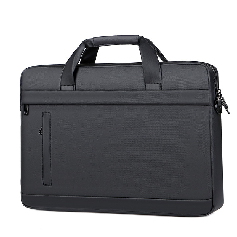 Geanta laptop business, Bytelike, geanta de mana, umar, crossbody, capacitate mare, husa protectie notebook, Negru