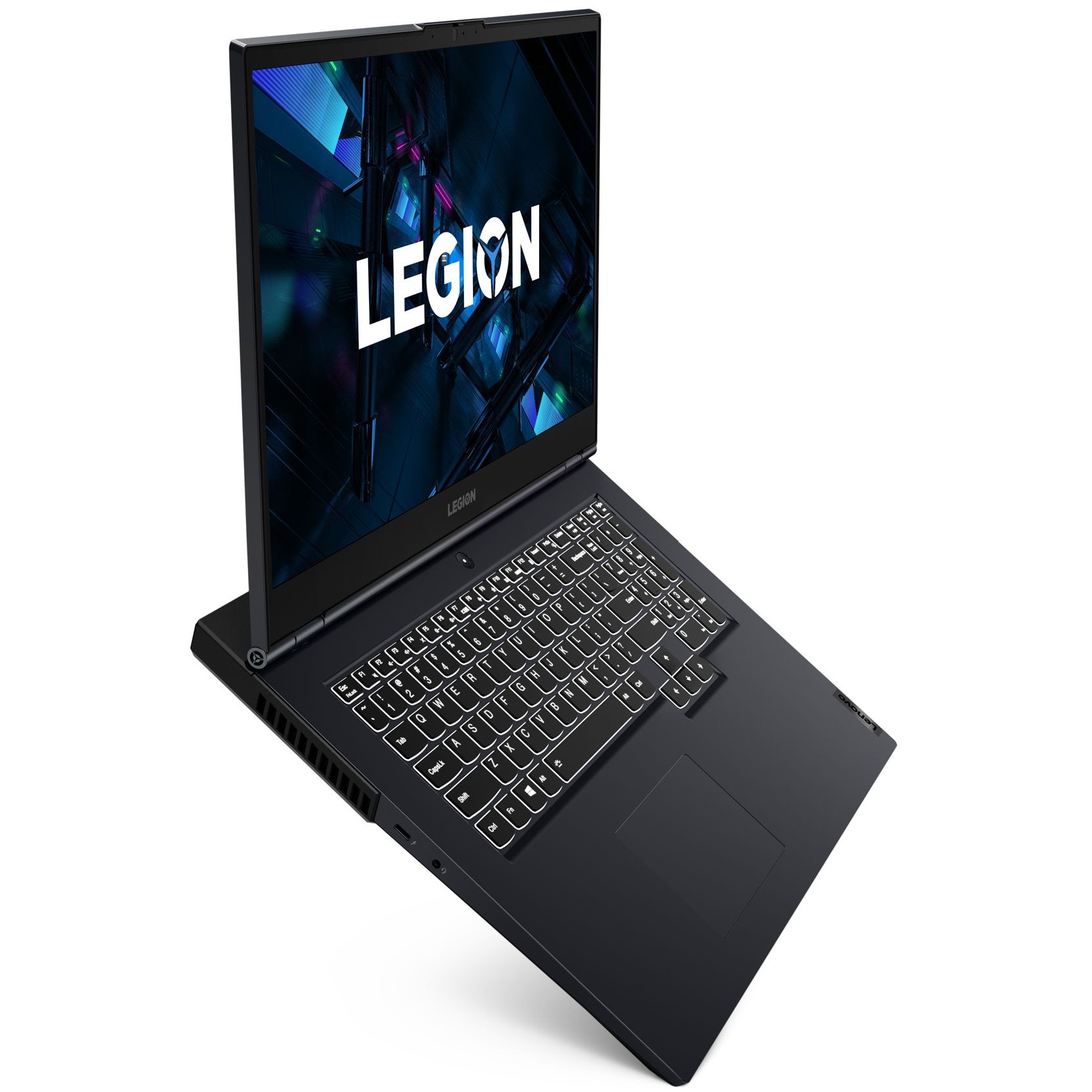 Laptop Lenovo Legion 5 17ACH6H, 17.3" FHD IPS 300nits 144Hz, AMD Ryzen 7 5800H 8-core, 24 GB DDR4, 512 GB SSD m2 PCIe, 1TB SSD m2 PCIe, NVIDIA GeForce RTX 3060 6GB GDDR6, Windows 11 Home, 2.98 kg Phantom Blue