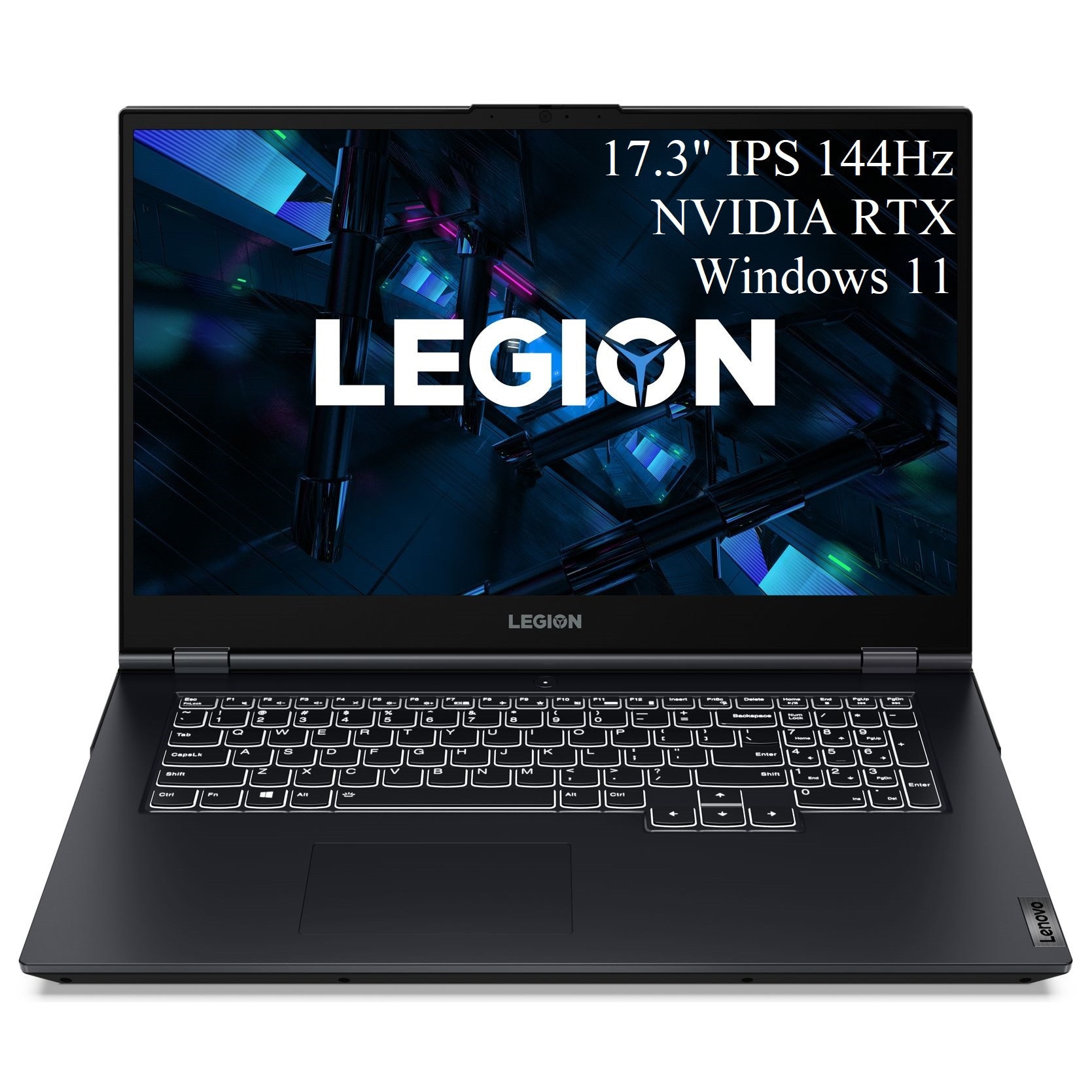 Laptop Lenovo Legion 5 17ACH6H, 17.3" FHD IPS 300nits 144Hz, AMD Ryzen 7 5800H 8-core, 24 GB DDR4, 512 GB SSD m2 PCIe, 1TB SSD m2 PCIe, NVIDIA GeForce RTX 3060 6GB GDDR6, Windows 11 Home, 2.98 kg Phantom Blue