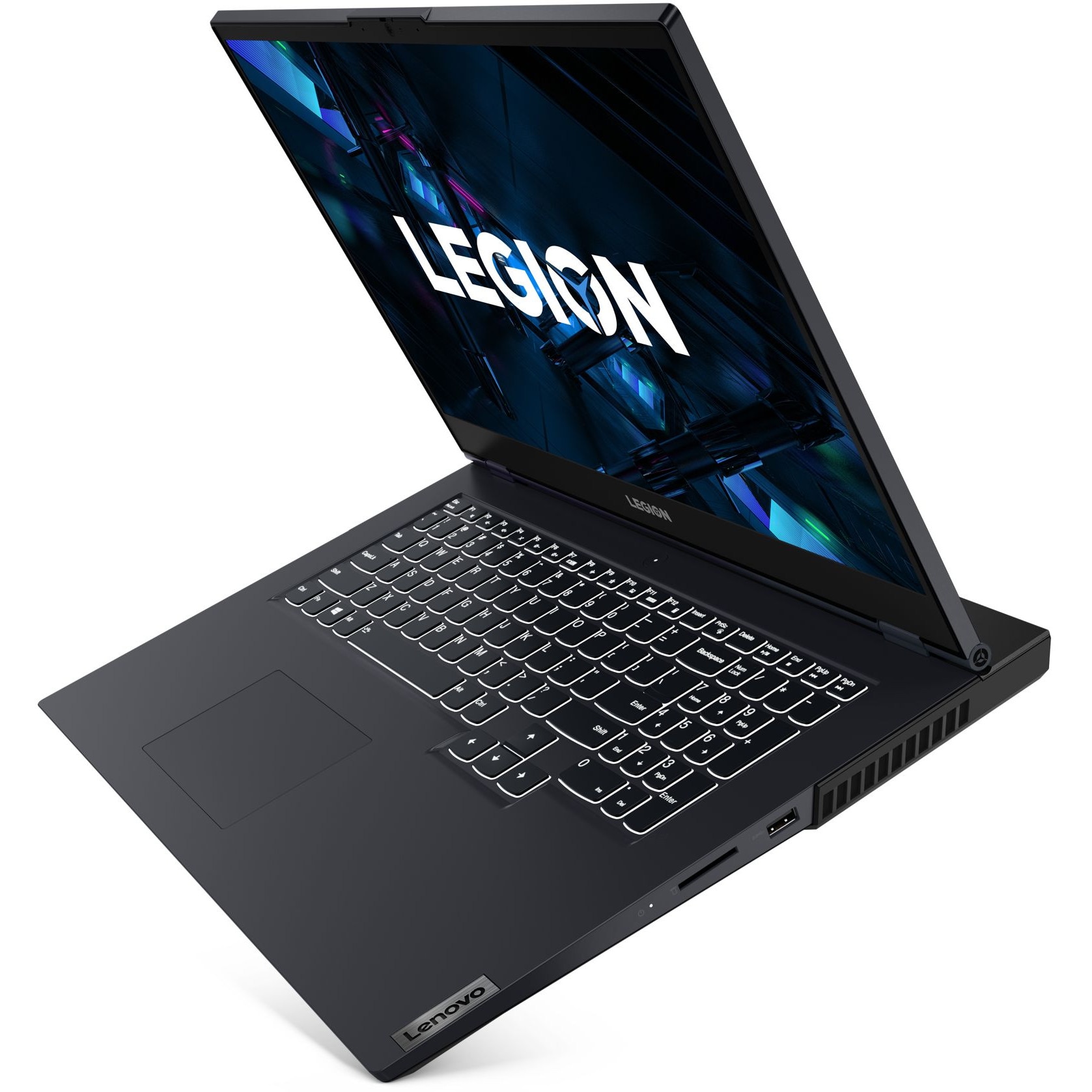 Laptop Lenovo Legion 5 17ACH6H, 17.3" FHD IPS 300nits 144Hz, AMD Ryzen 7 5800H 8-core, 24 GB DDR4, 512 GB SSD m2 PCIe, 1TB SSD m2 PCIe, NVIDIA GeForce RTX 3060 6GB GDDR6, Windows 11 Home, 2.98 kg Phantom Blue