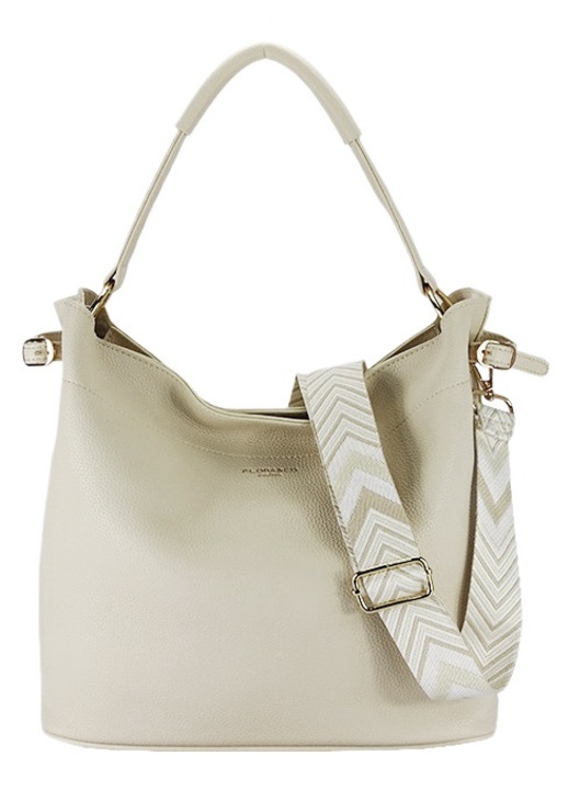 Flora&CO Paris krémszínű táska levehető övtáskával B-F6966 M11 Krém