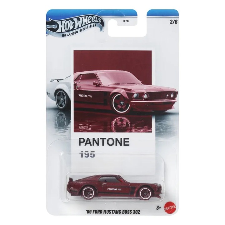 Hot Wheels Pantone 13 - '69 Ford Mustang Boss 302