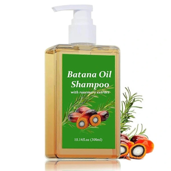 Batana kezelő sampon batana olajjal és rozmaring kivonattal, tápláló és regeneráló, narancssárga, 300ml