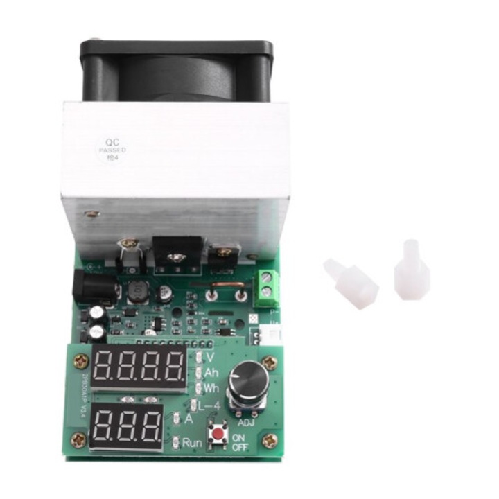 Sarcina electronica (Electronic Load) 110W 30V 0-9.99A, curent constant, afisaj LCD, tester de capacitate baterie, verde, 1 buc