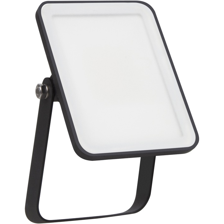 OSRAM Essential LED reflektor, 10W, 900 lm, Meleg fény (3000 K), IP65, Fekete, F energiaosztály
