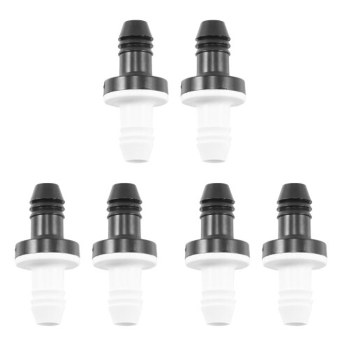 6 db egyirányú szelep készlet ABS 10mm 3/8 inch folyadékokhoz, többszínű