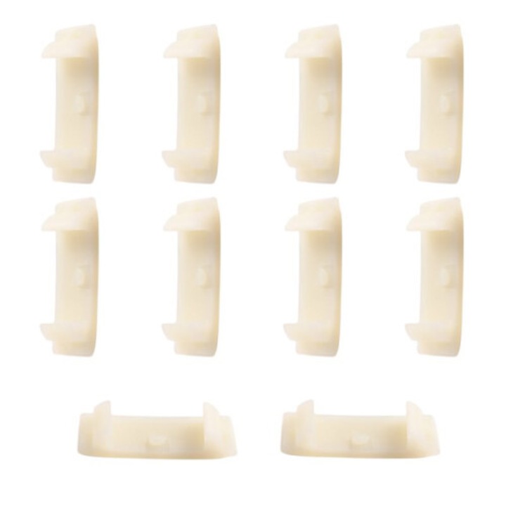 10 darabos készlet, Vezérműlánc vezető perselyek 079109470, kompatibilis Audi A6 A7 A8 Q5 Q7 R8 RS5 RS7 S4 S5 S6 S7 S8 SQ5 modellekkel, tartós műanyagból, bézs színben