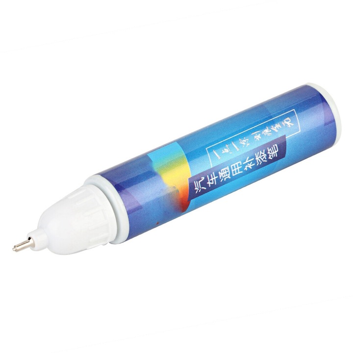 Autófesték javító ceruza, toll apró karcolásokhoz, tartós, vízálló, fekete, 12ml