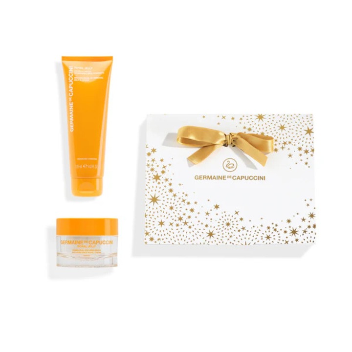 Arcápoló szett a bőr immunitásáért - Royal Jelly Make-up Removal Milk & Lotion 125ml + Pro Resilience Royal Cream Comfort 50ml Szett - PP Germaine de Capuccini