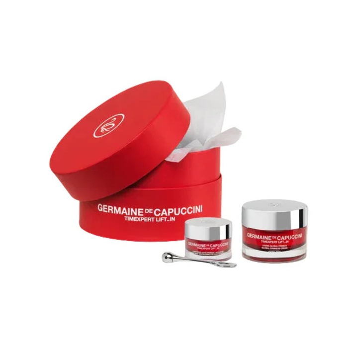 Set Reafirmant si Revitalizant pentru Ochi si Buze - Timexpert Lift_In Global Firmness Cream Extra Rich 50ml + Firming and Revitalising Eye Contour Cream 15ml Set - PP Germaine de Capuccini