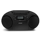 Microsistem audio PHILIPS TAZ2500/10, Bluetooth 6.0, CD-R, CD-RW, Radio FM/DAB+, Negru