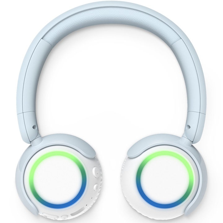 Philips TAK4200BL/00 gyerek fülhallgató, Wireless, Bluetooth, Mikrofon, LED fény, Kék