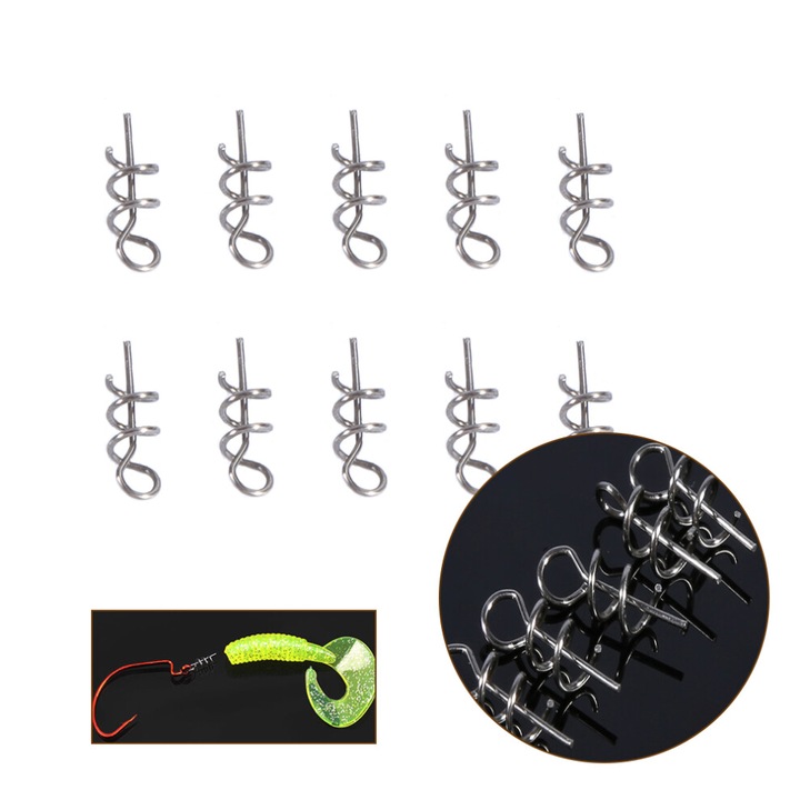 Ace 14mm din otel inoxidabil pentru monturi, set 100 bucati, argintiu