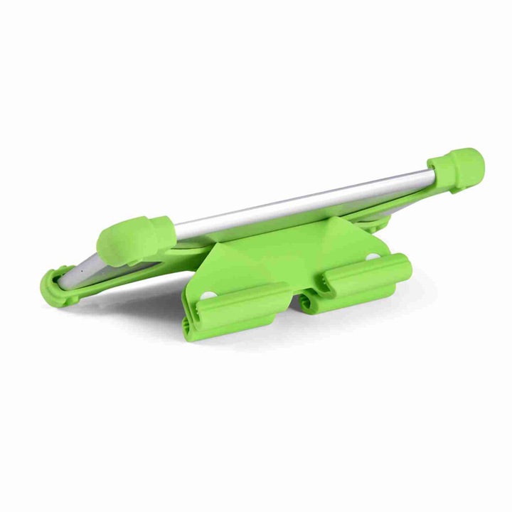Husa universala siliconica ajustabila pentru tableta 9-12 inch, verde, 8.9-12"