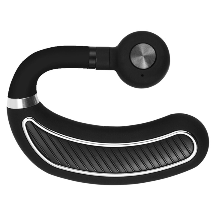Vezeték nélküli Bluetooth 5.3 fülhallgató, HD mikrofon, fekete, 65x45x18mm