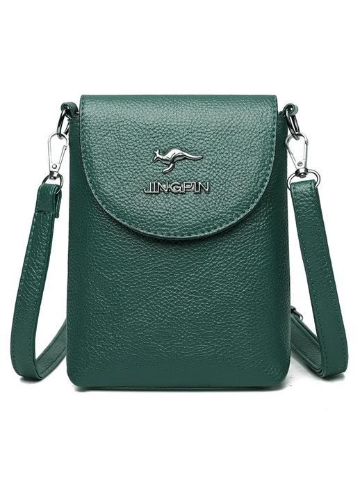 Női váll-/crossbody táska 9017 zöld 14x19x5cm