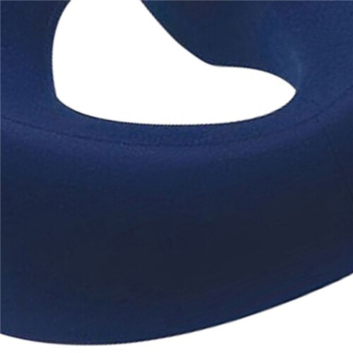 Set 2 Perne ergonomice din spuma cu memorie pentru masaj si relaxare, alb, dimensiuni standard