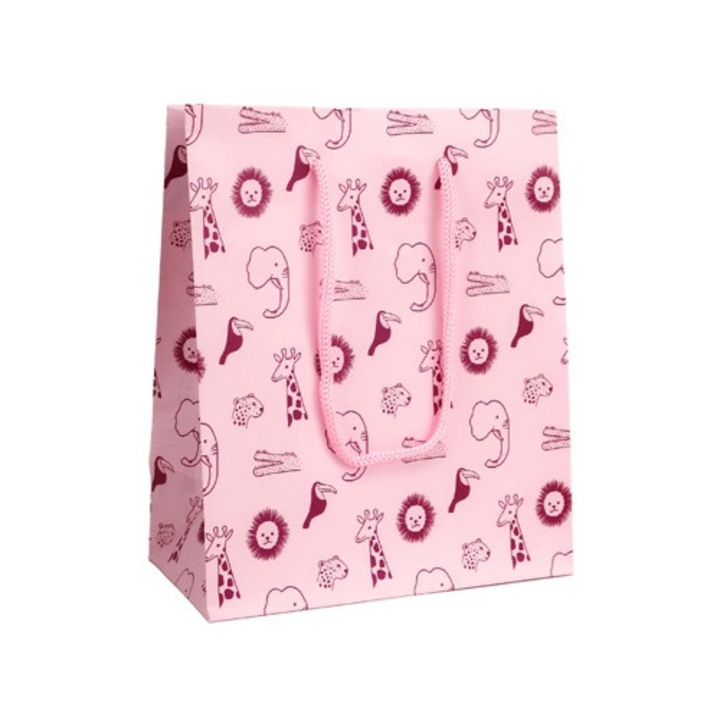 PUNGI CADOU PETIT JUNGLE PINK L 240 x 100 x 335 MM ROTOLUX