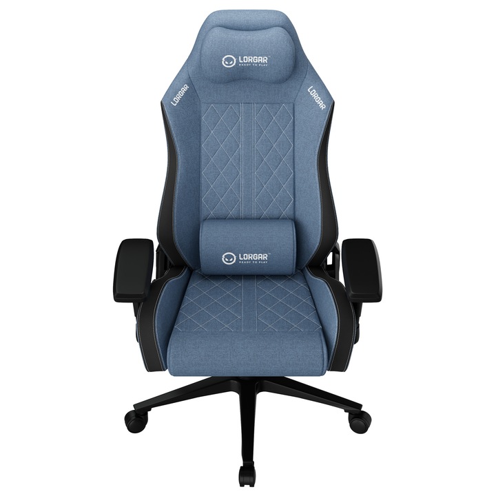 Lorgar Ace 411 Ergonomikus Gamer Szék, Prémium Foltálló Textil Anyag, Advanced Structure, Kék