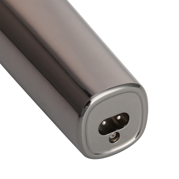 6 az 1-ben hajvágó/trimmer, USB újratölthető, vízálló, levehető fejjel és vezetőfésűvel, metál szürke, 1 db