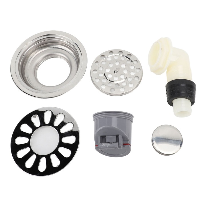 Sistem scurgere rotund inox 9cm cu control miros