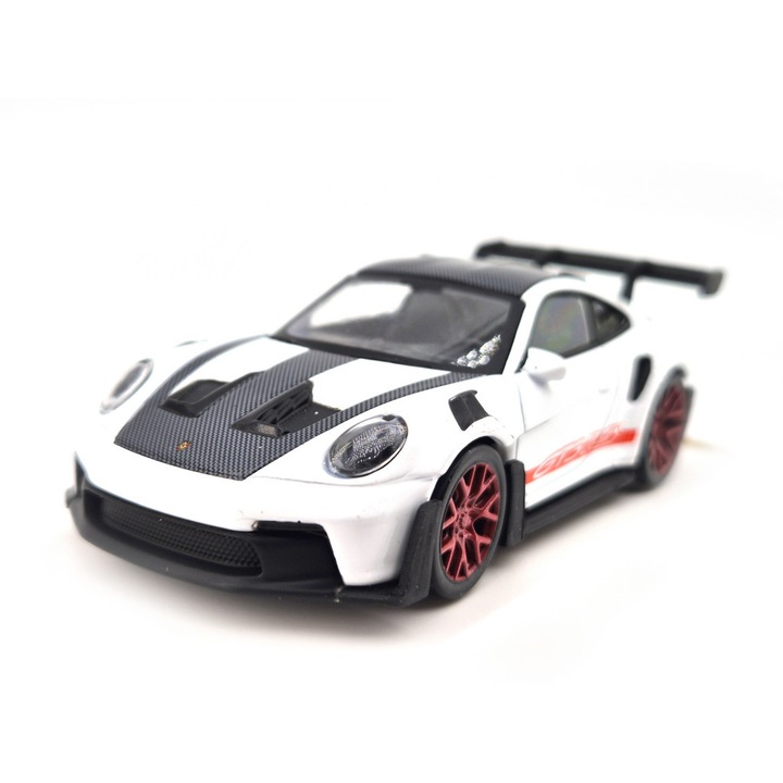Porsche 911 992 GT3 RS Weissach Package coupe (2022) - fehér - piros - Norev - 1:43