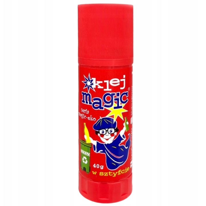 Magic szilárd ragasztó 40g, erős, biztonságos, fehér