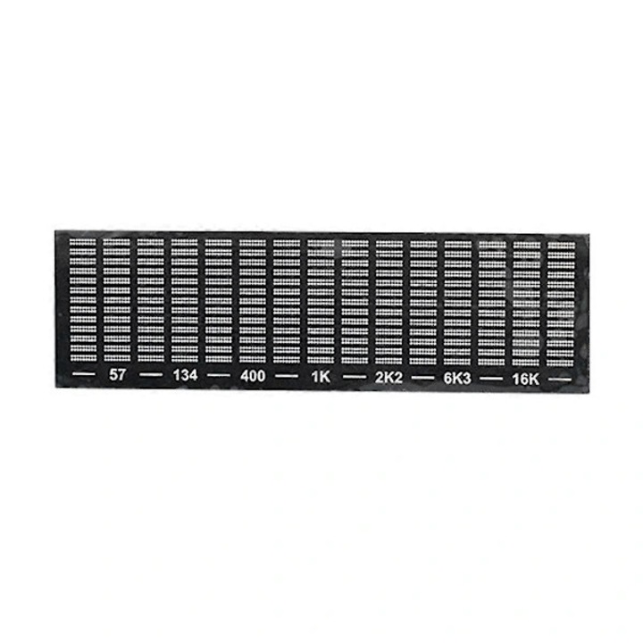 Spectru muzical controlat vocal, negru alb, 110x33x9mm