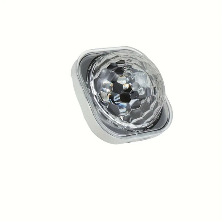 LED fali lámpa, stroboszkóp, 4 színes mód, fehér, 10x10x5cm