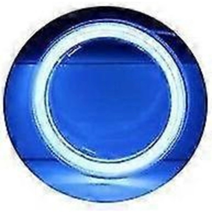 2 darabos szett, LED halo gyűrű (angel eye) fényszóróhoz és motorkerékpárhoz, COB, 12V DRL, 100 mm, jégkék