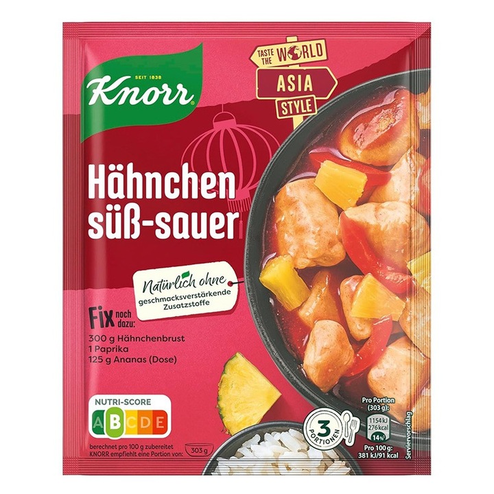 Mix Knorr, pentru pui dulce-acrisor in stil asiatic 61g