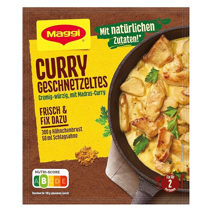Maggi Fix pentru carne cu sos curry, 41 g