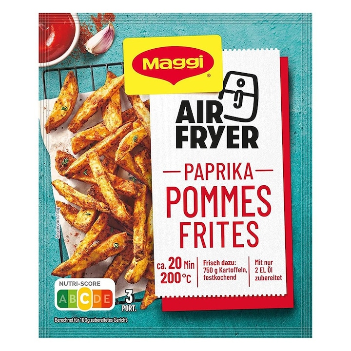 Maggi Fix AirFryer pentru cartofi prajiti picanti si crocanti 34g