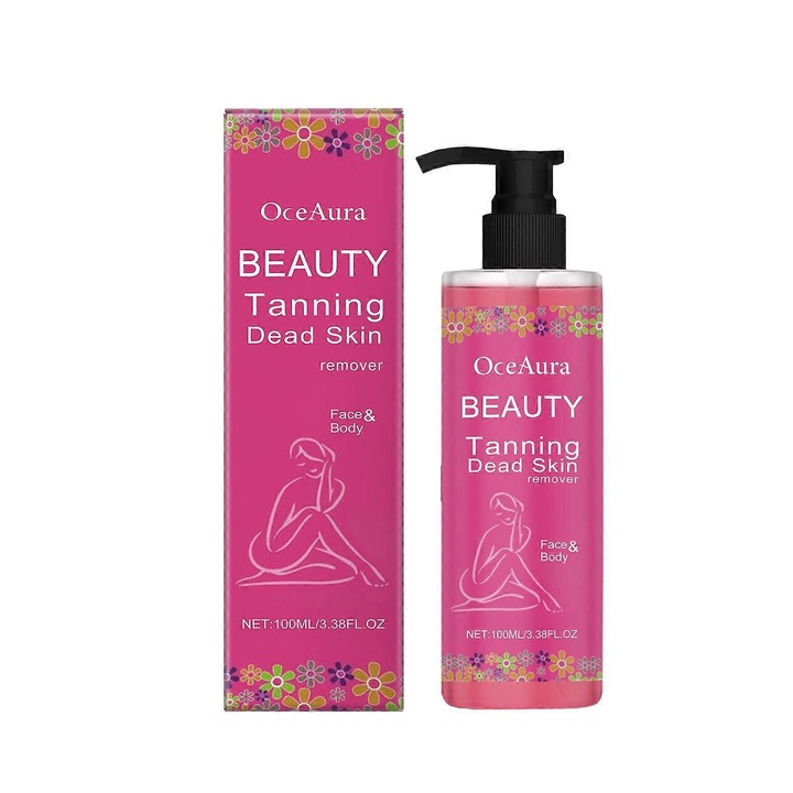Gel exfoliant OceAura, cu extract de lamaie si papaya, 1 buc
