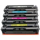 4 db kompatibilis Premium Toner & Ink CF400X–CF403X toner készlet, XL chippel, kapacitás: fekete 2800 oldal/színes 2300 oldal, CMYK, kód 9JHCUJO2YC266C