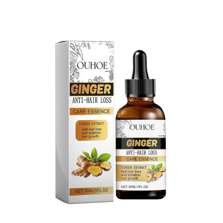 Ser par OUHOE ghimbir set 3 bucati reparare hidratare 50ml