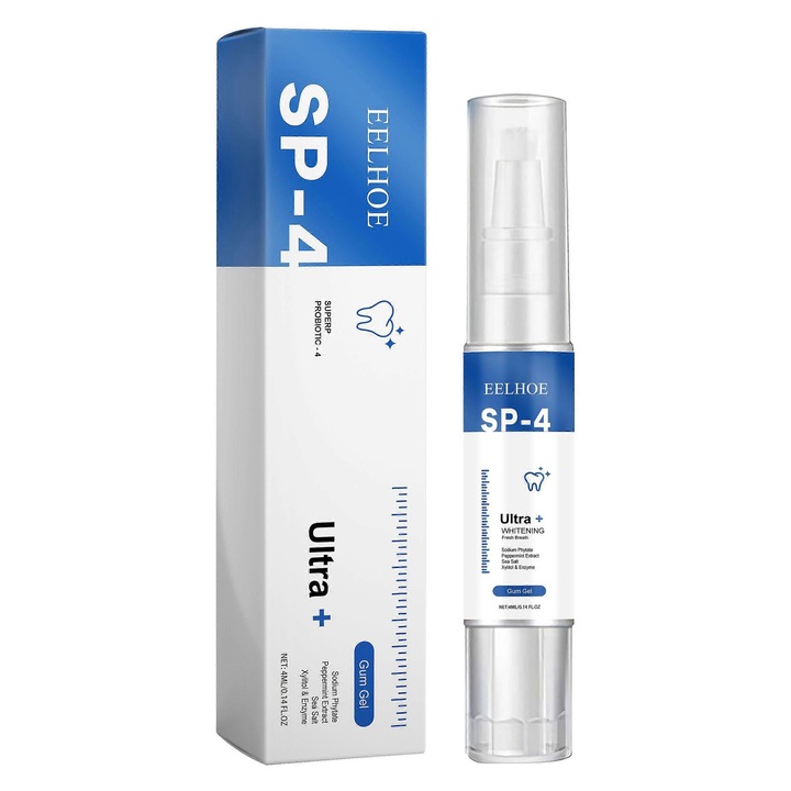 Gel pentru ingrijirea gingiilor EELHOE SP-4, curatare profunda, albire a dintilor, transparent, 4 ml